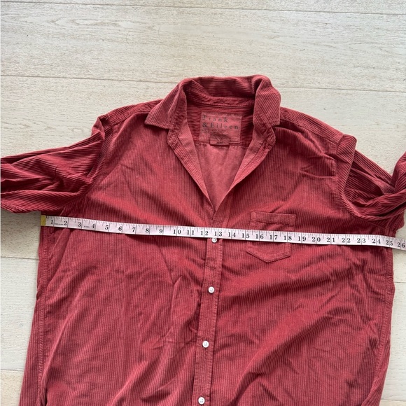 FRANK & EILEEN eileen relaxed fit Cord Shirt in spice XL - Picture 9 of 12